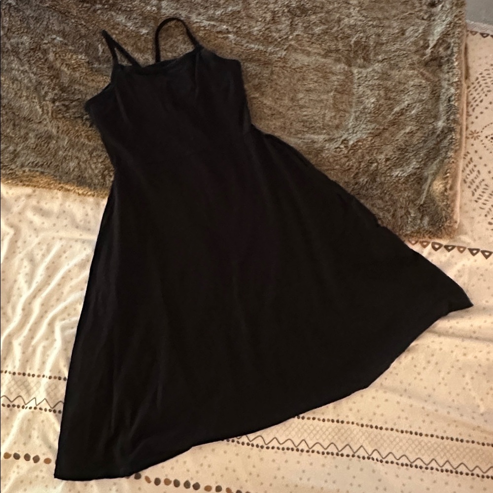 Pact Black Fit & Flare Dress 🖤